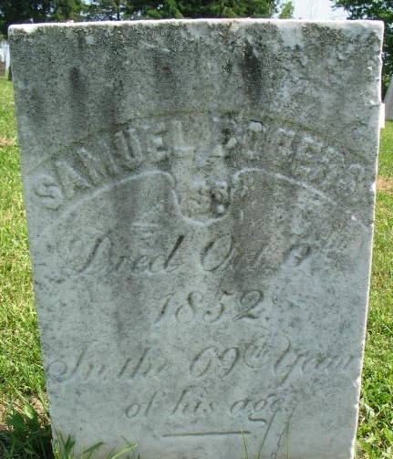 Samuel Rogers Sr. Tombstone